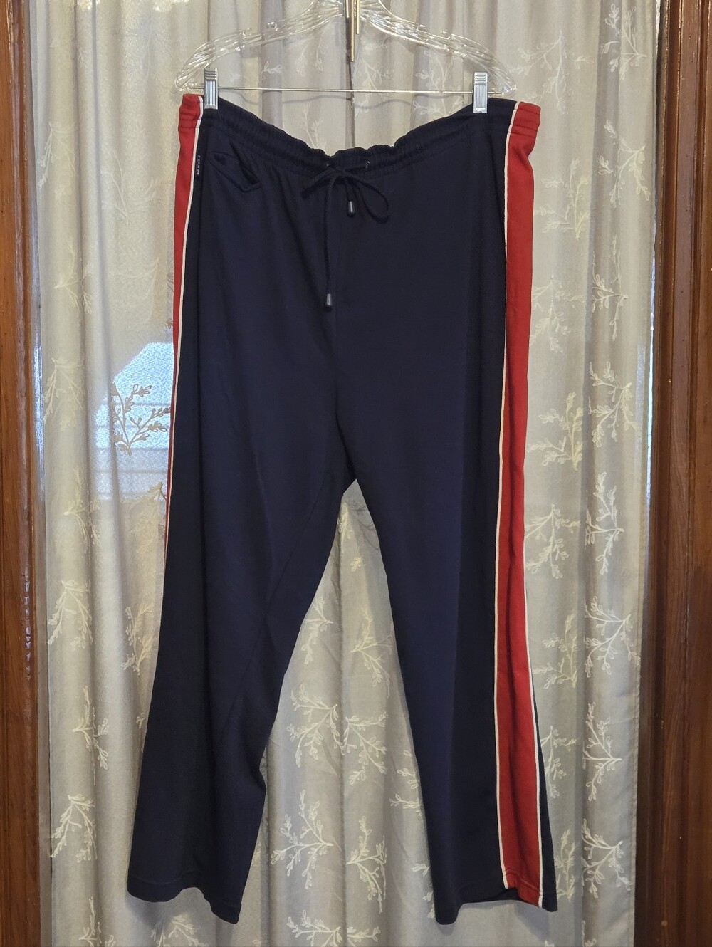 Avenue Sport Navy Blue with Red Side Stripes Pant Size 18/20